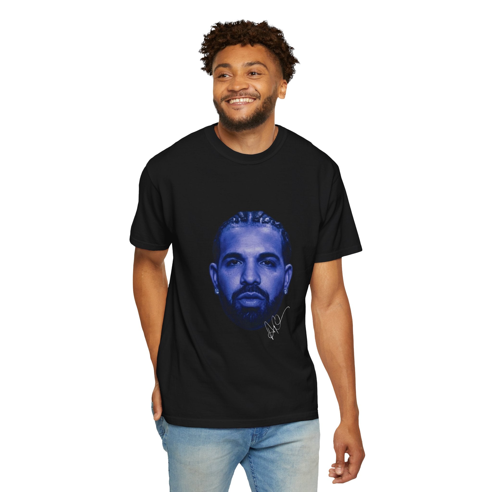 Drake Face With Signature (ICEMAN) Tee