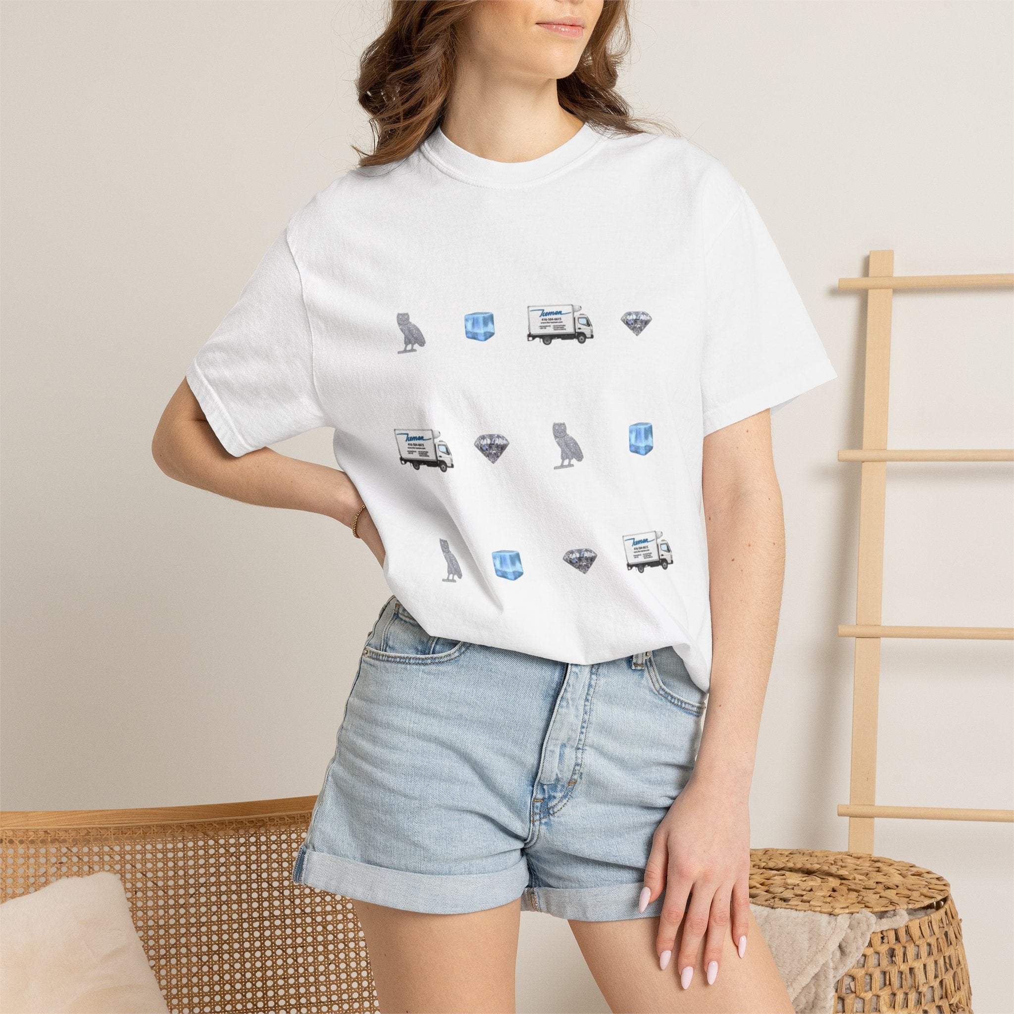 Iceman Truck, Diamond & owl Tee