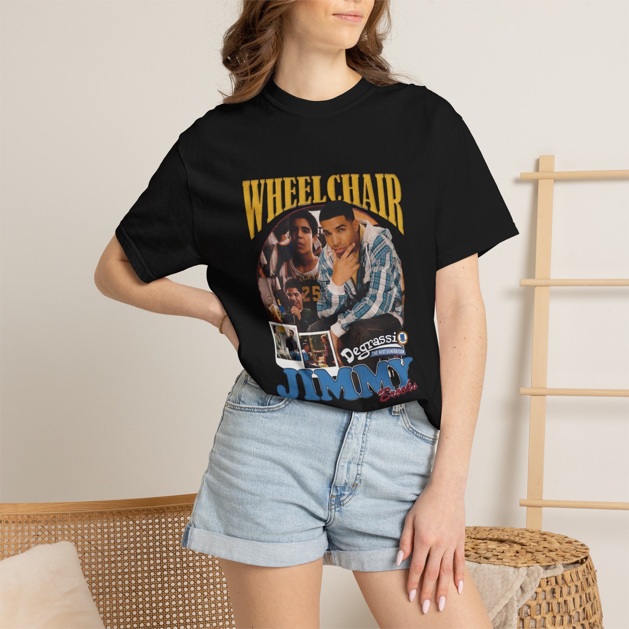 Wheelchair Jimmy From Degrassi Vintage Band T-Shirt Retro Tee