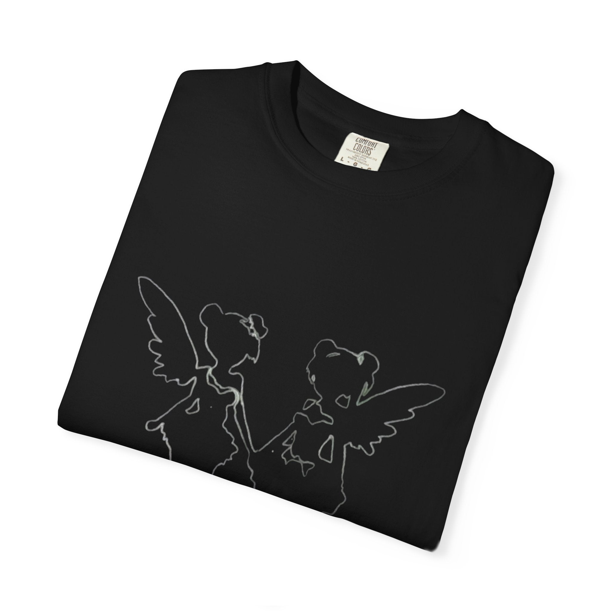 Scary Hours Twin Fairy Wings Graphic Tee