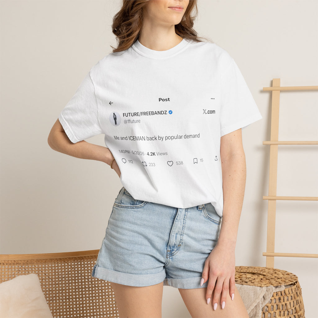 Future ICEMAN Tweet Screenshot Graphic Tee