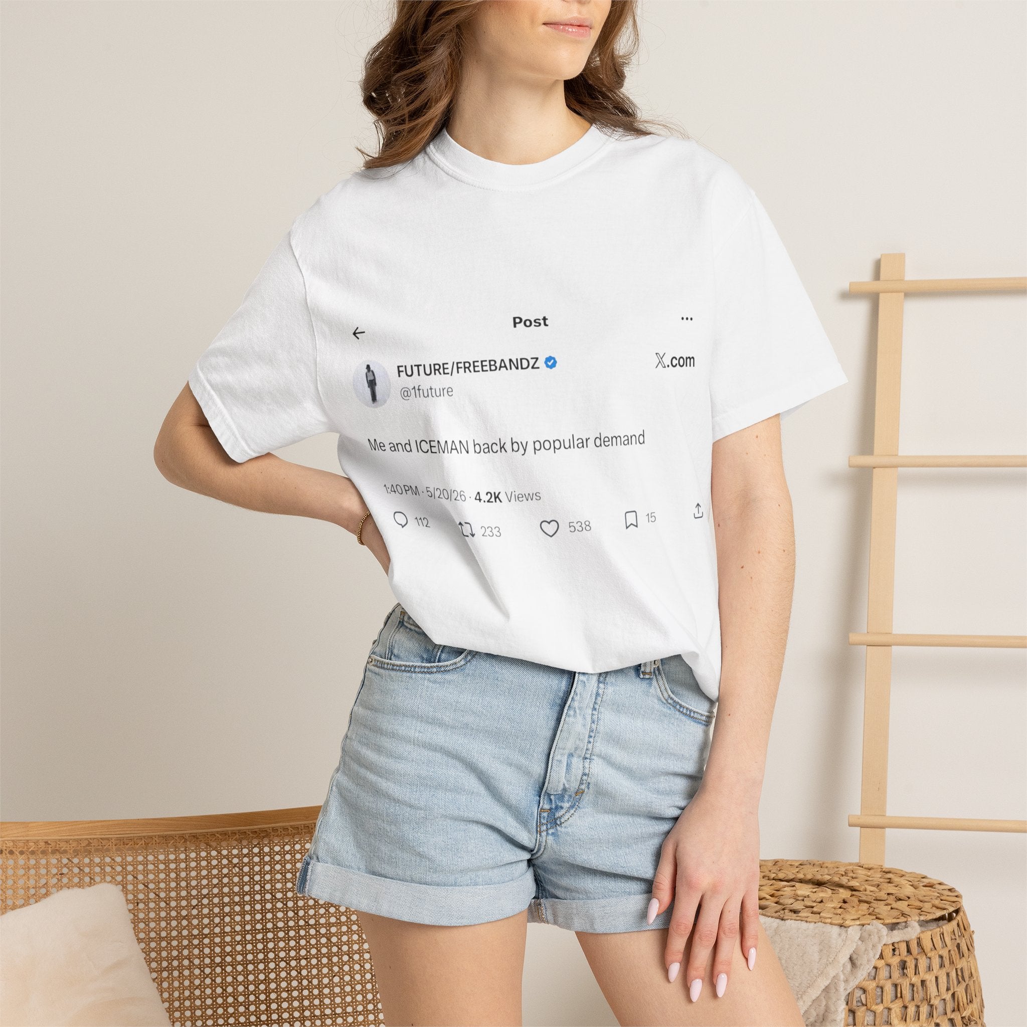 Future ICEMAN Tweet Screenshot Graphic Tee
