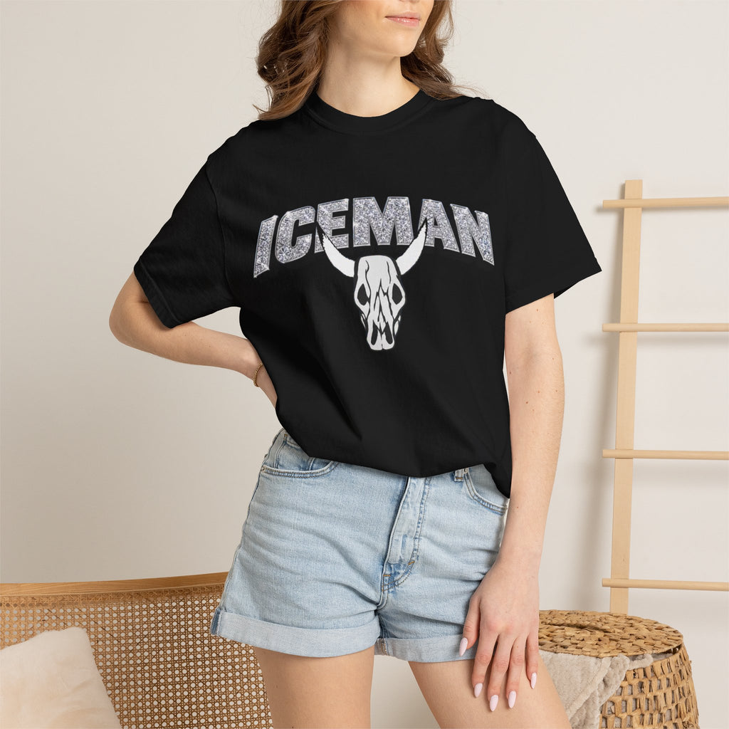 Iceman Graphic Skull Logo Vintage Rock Tee