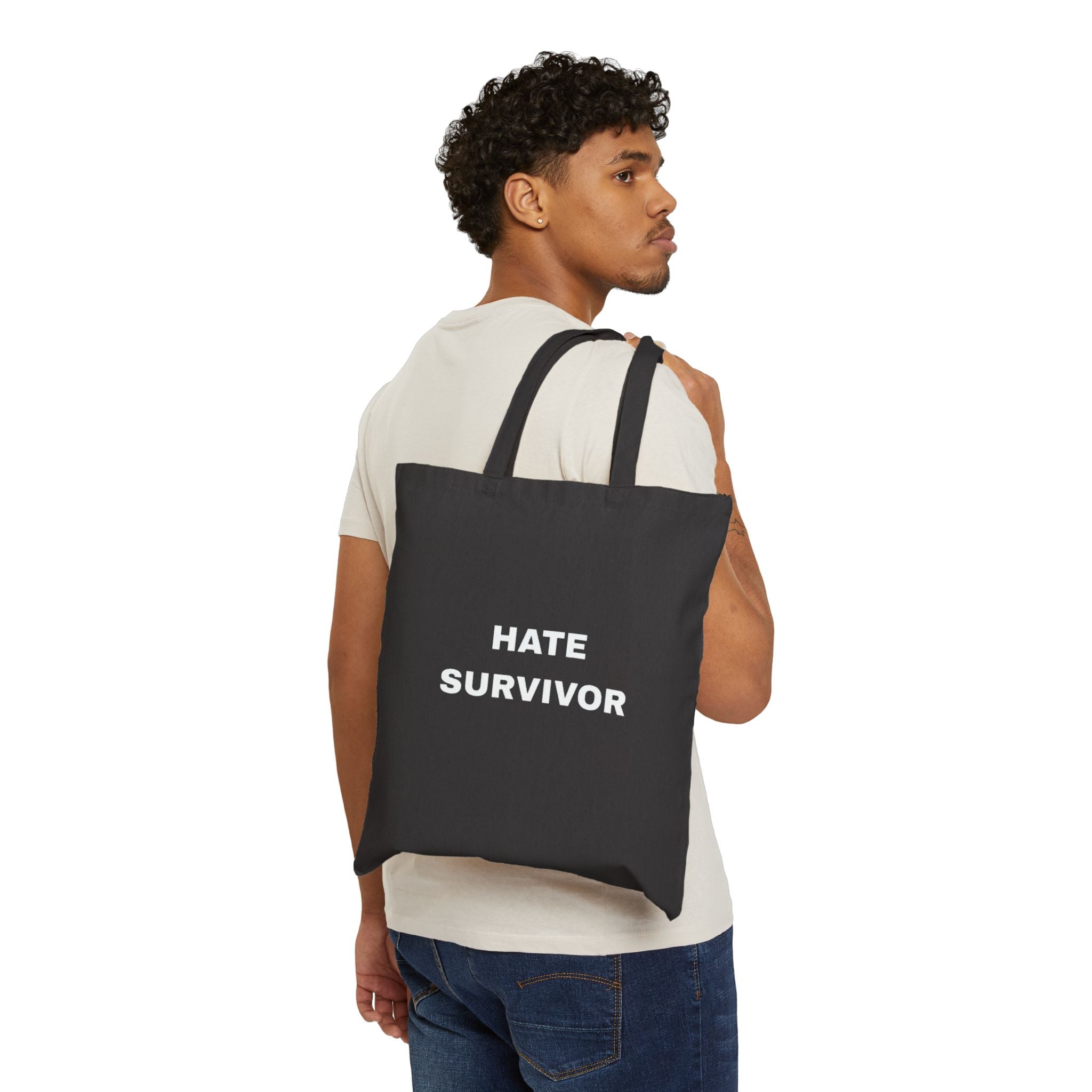 Hate Survivor X FATD Album Cotton Tote Bag
