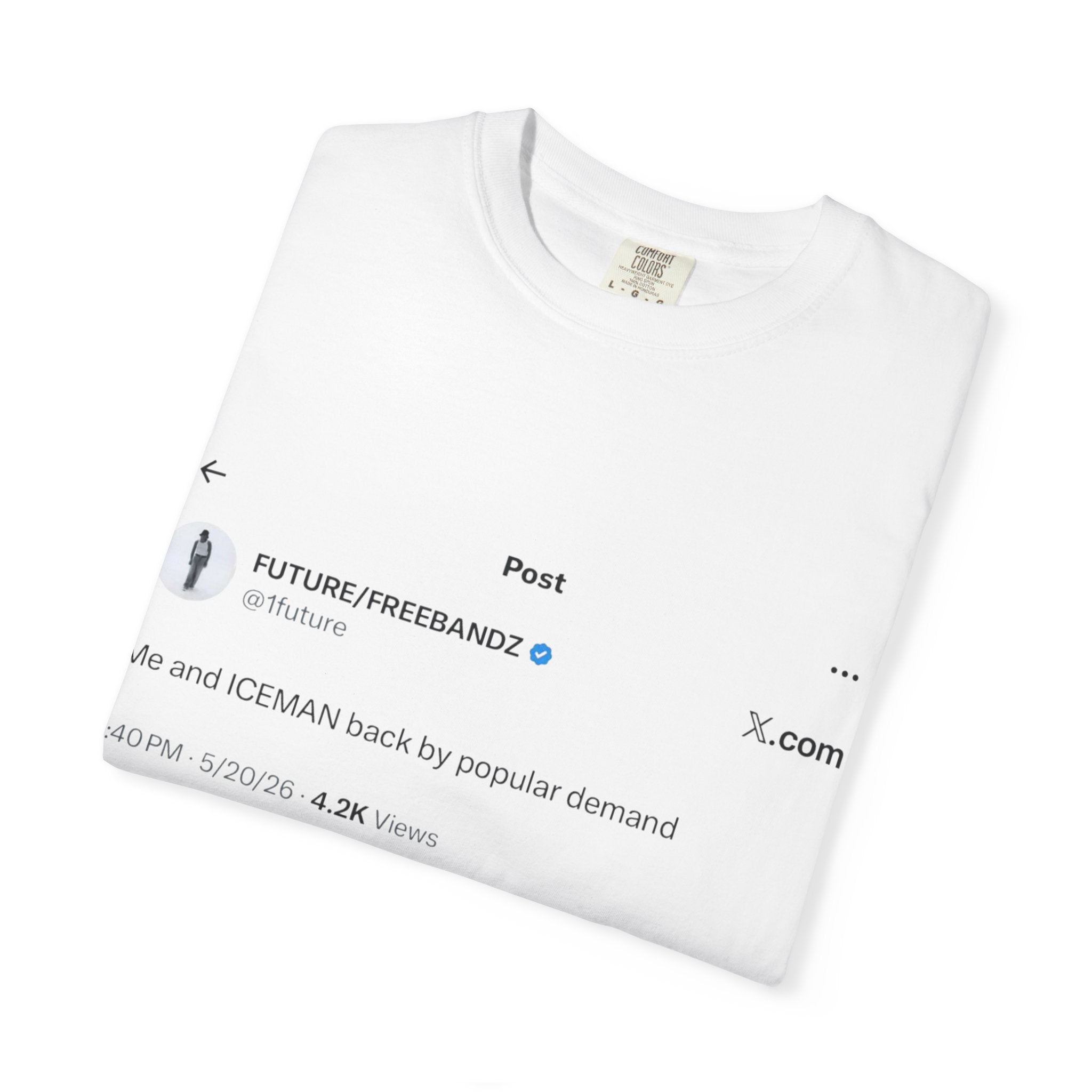 Future ICEMAN Tweet Screenshot Graphic Tee