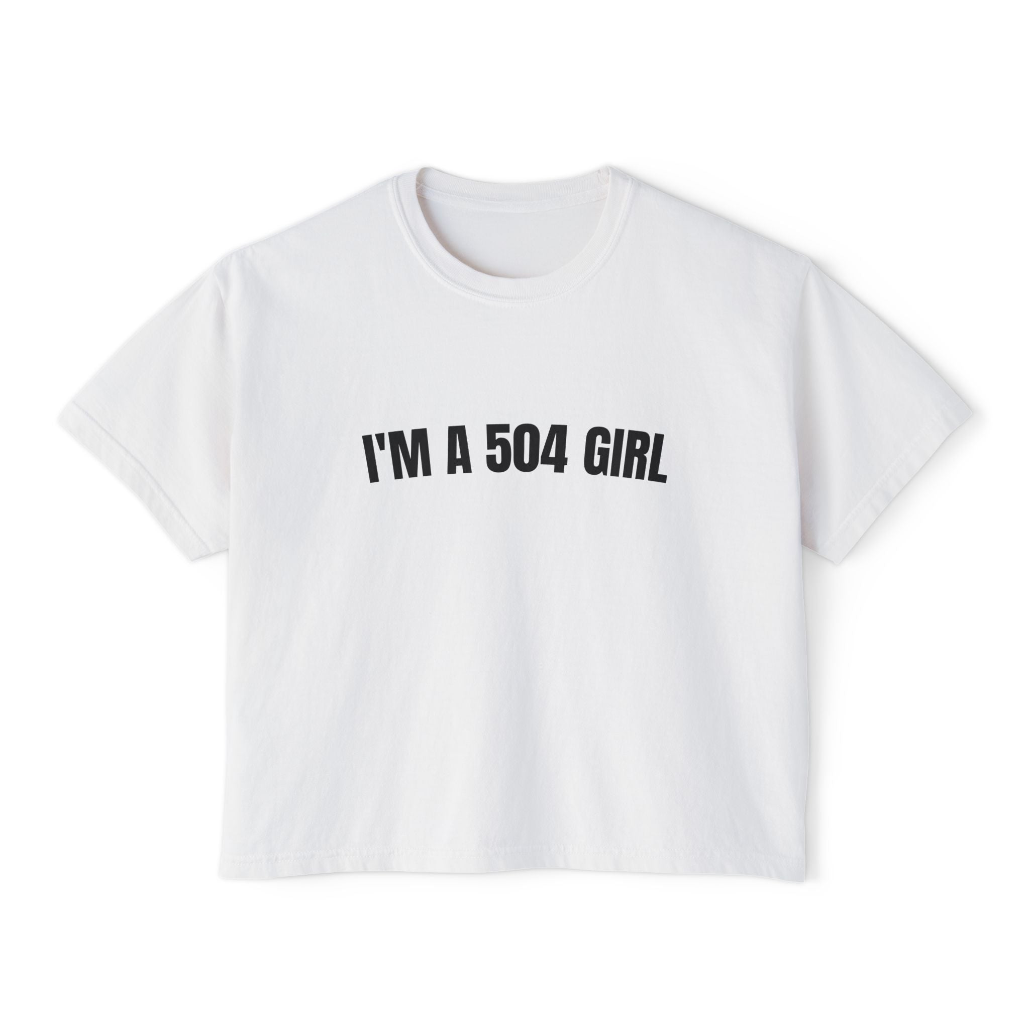 "I'm a 504 Girl" New Women's Cropped T‑Shirt