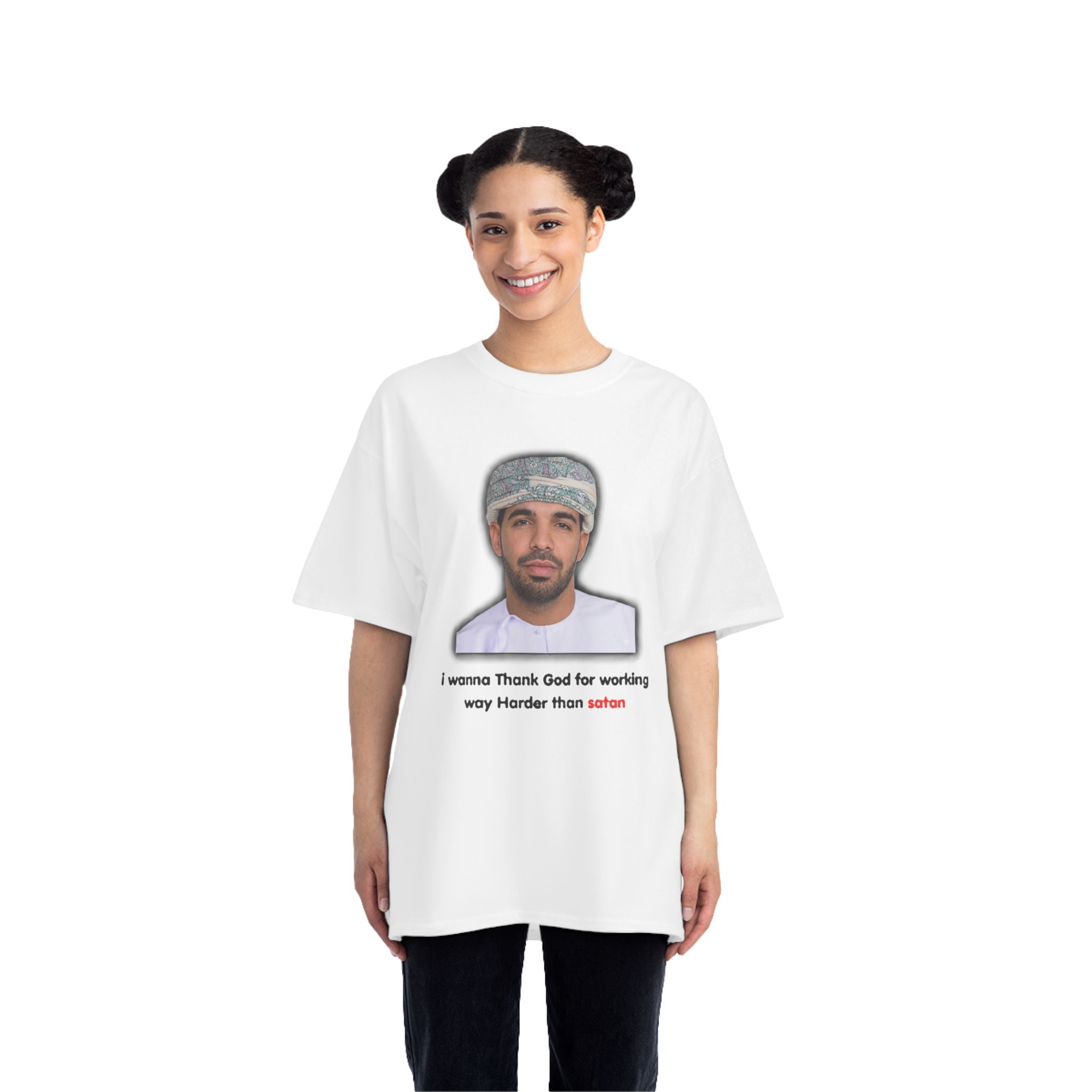 Drake Funny Lyric Tee "I Want Thank God"