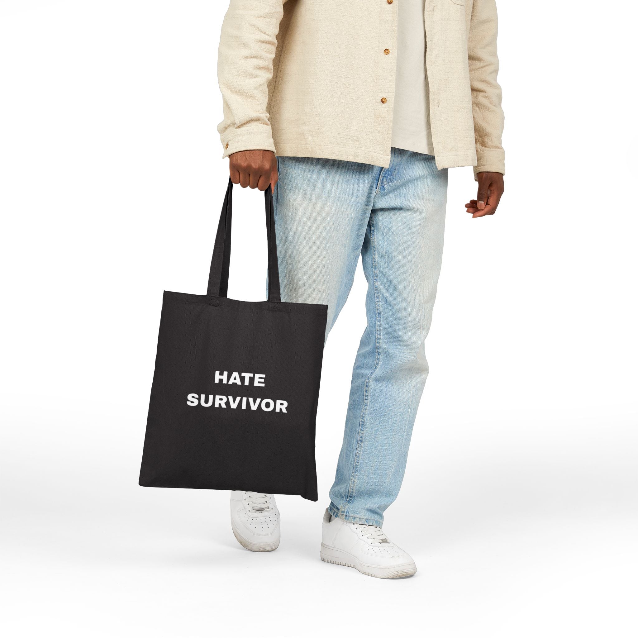 Hate Survivor X FATD Album Cotton Tote Bag
