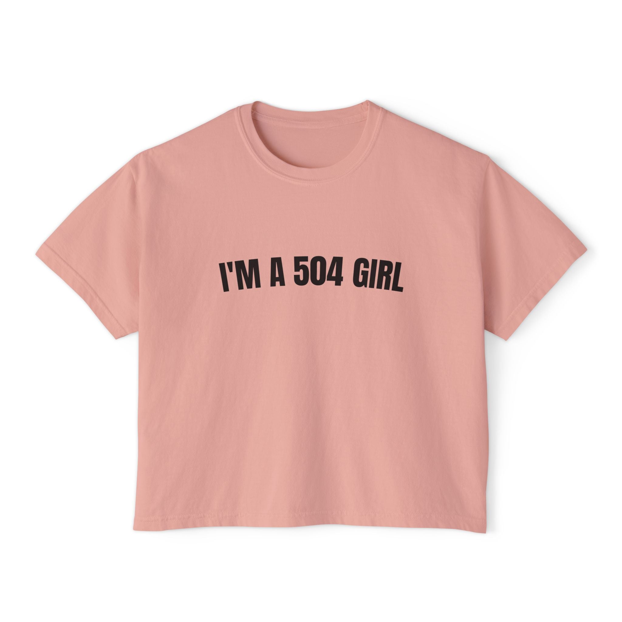 "I'm a 504 Girl" New Women's Cropped T‑Shirt