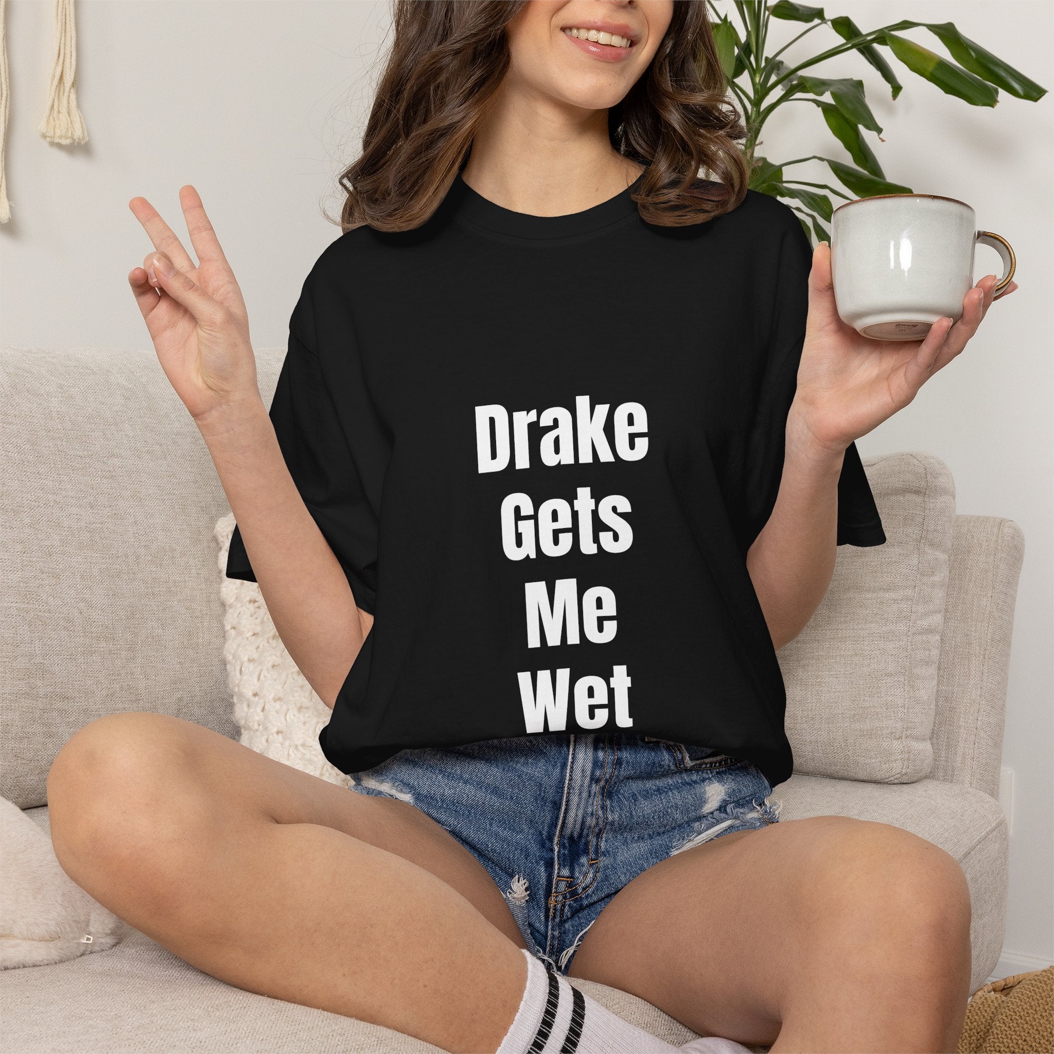 'Drake Gets Me Wet' Funny Graphic Tee