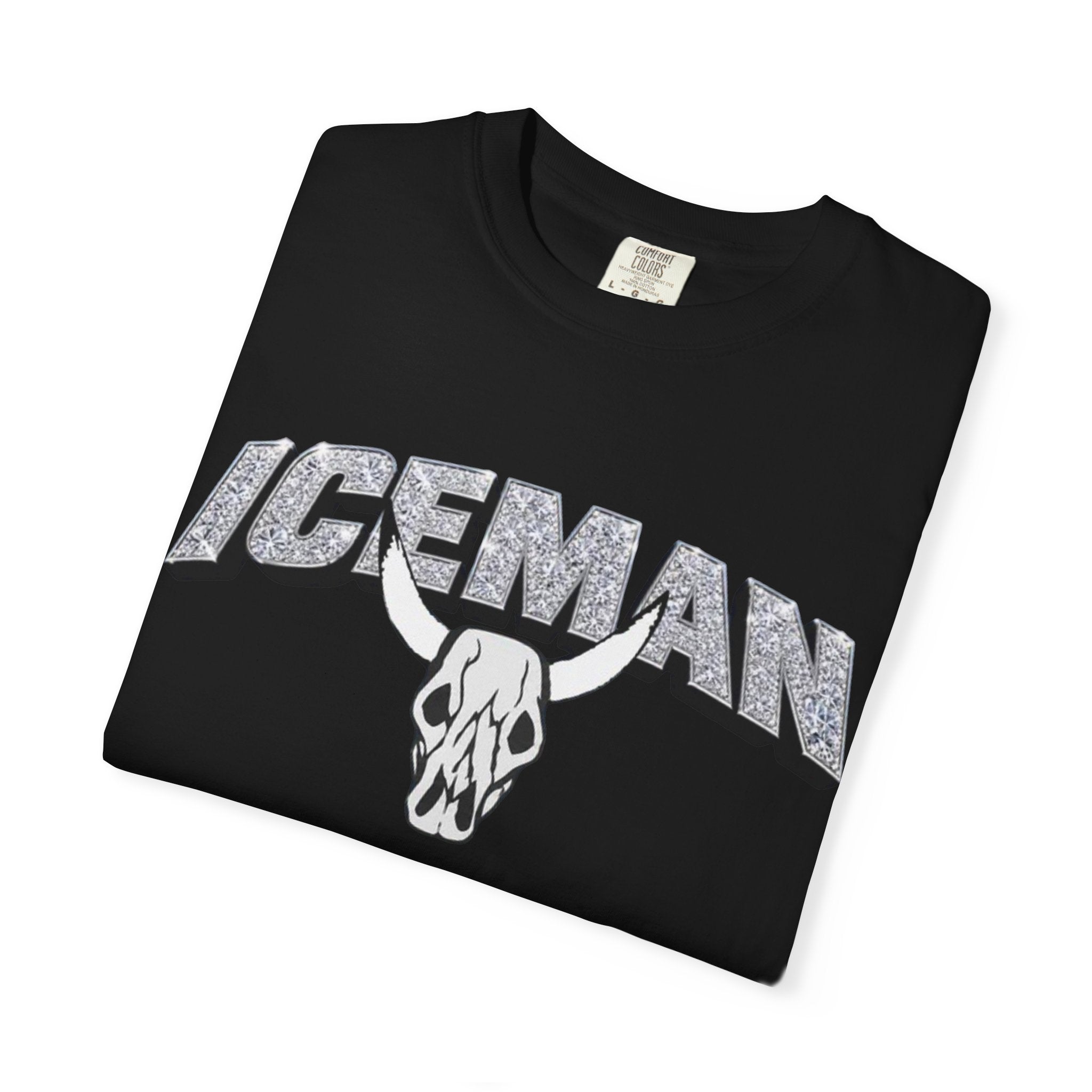 Iceman Graphic Skull Logo Vintage Rock Tee