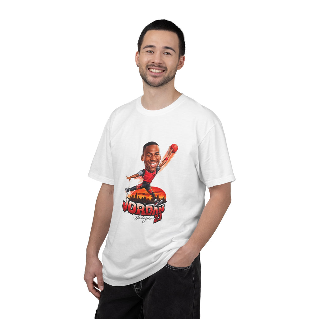 Basketball Legend Graphic "Michael Jordan" Retro Sunset Design Tee