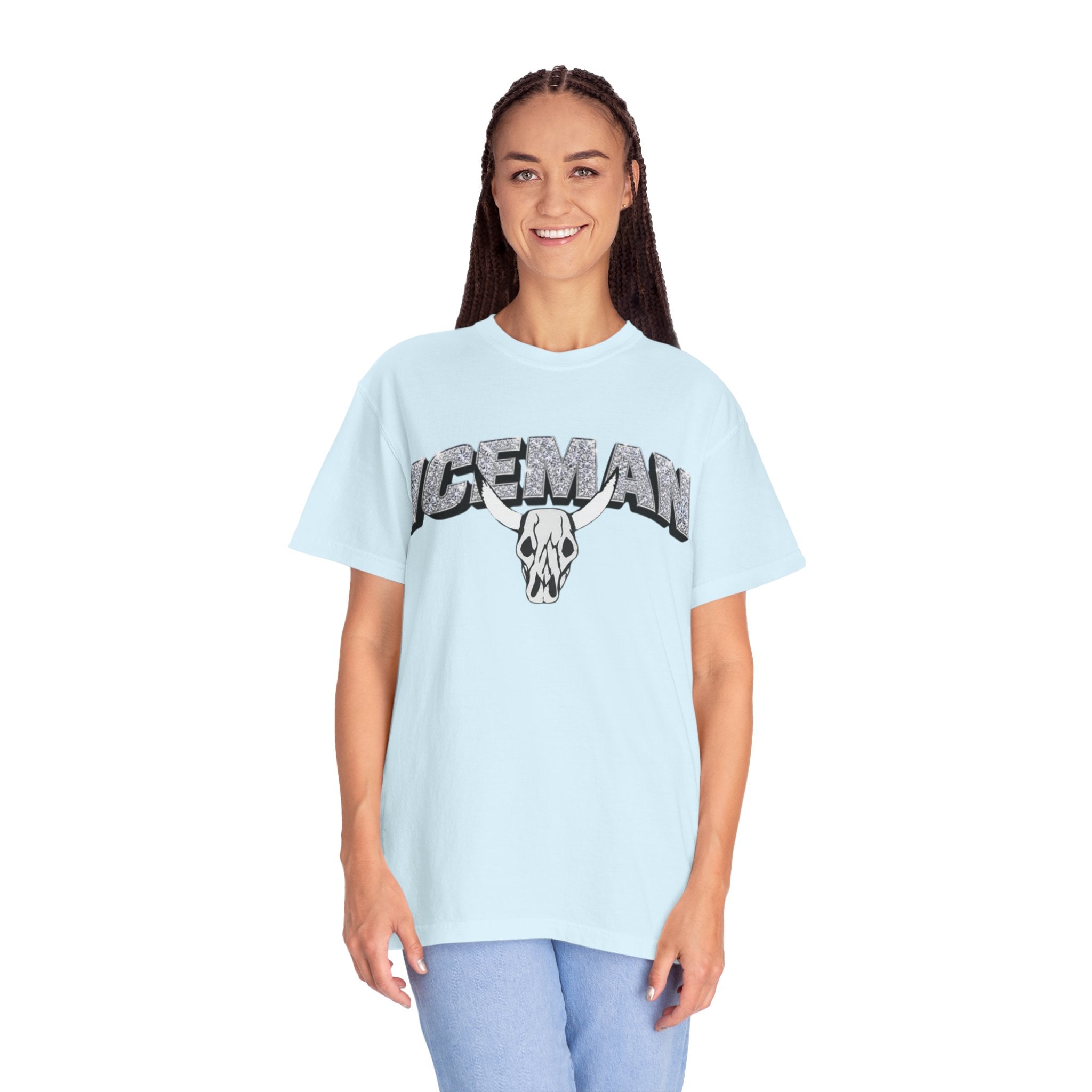 Iceman Graphic Skull Logo Vintage Rock Tee