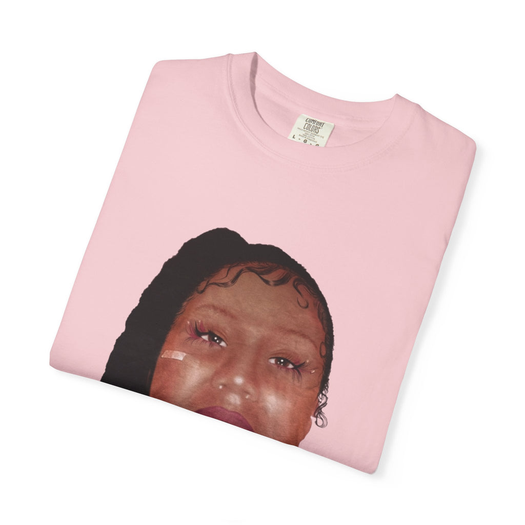 Her Loss Face Album Pink T-Shirt