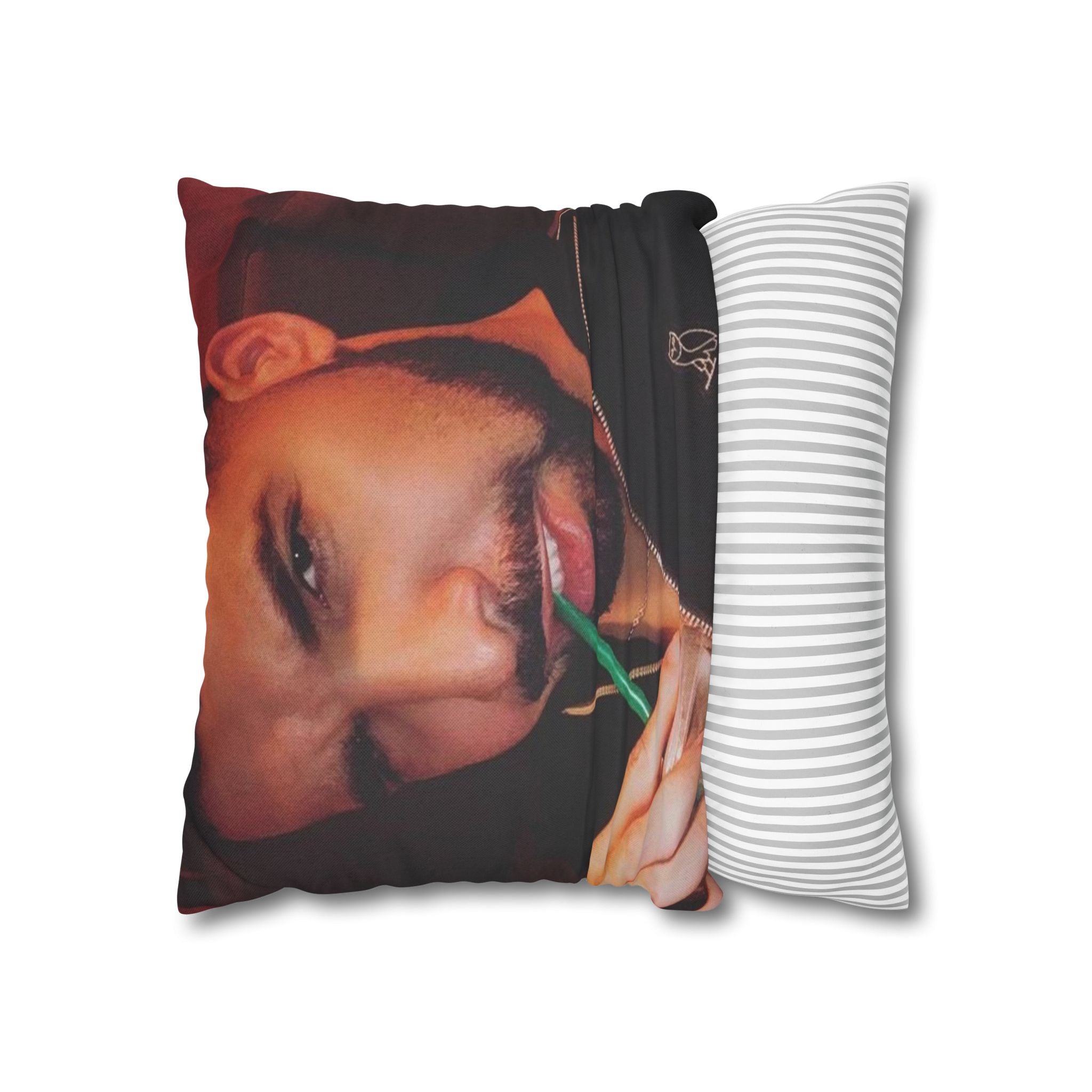 Drake funny Face Pillow Case Design