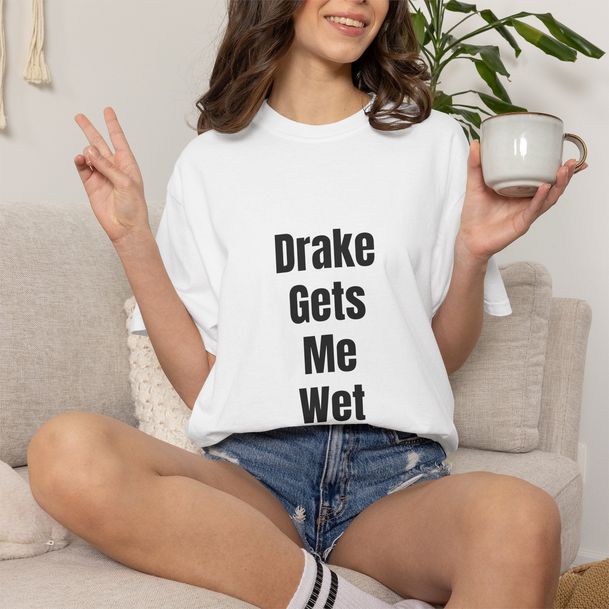 'Drake Gets Me Wet' Funny Graphic Tee