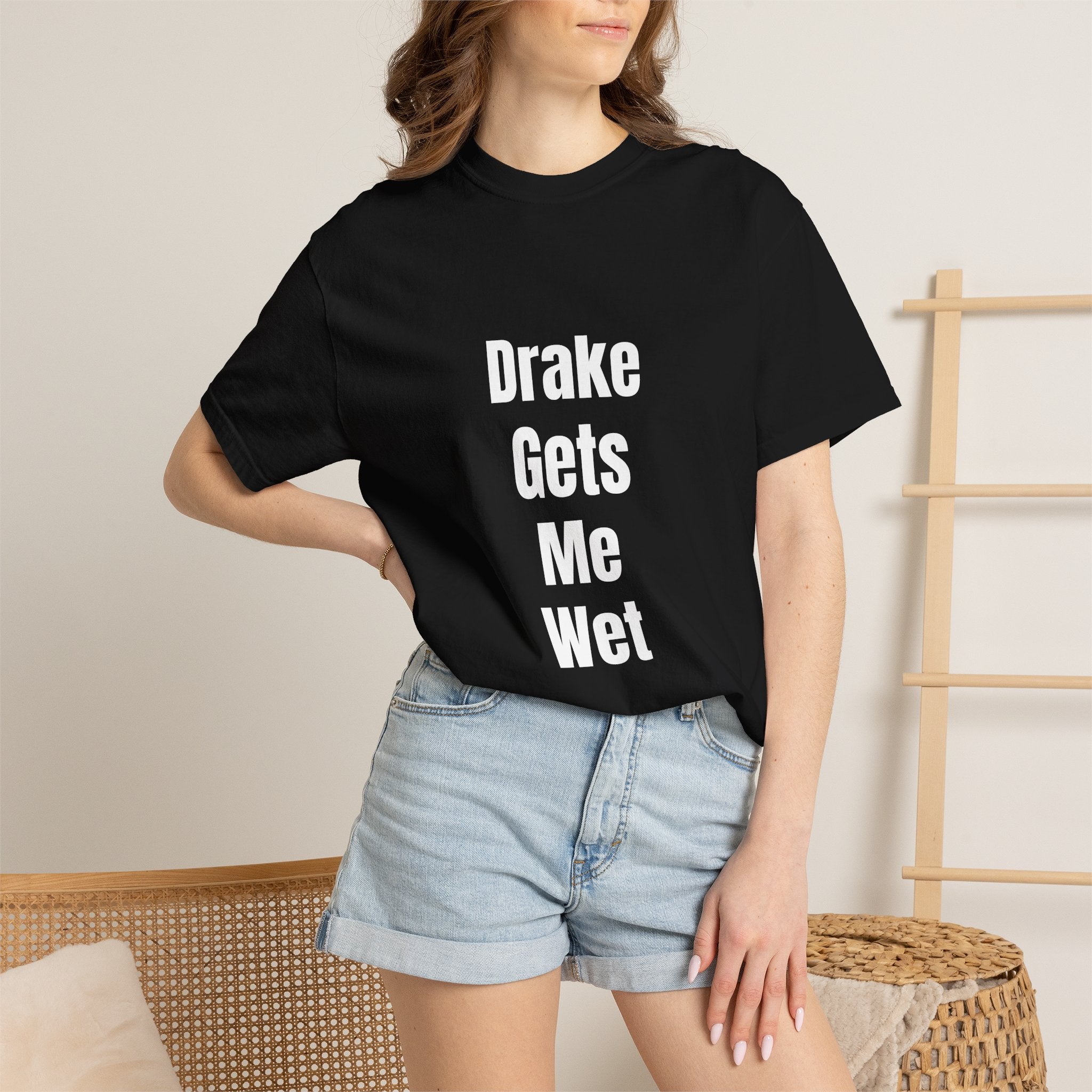 'Drake Gets Me Wet' Funny Graphic Tee