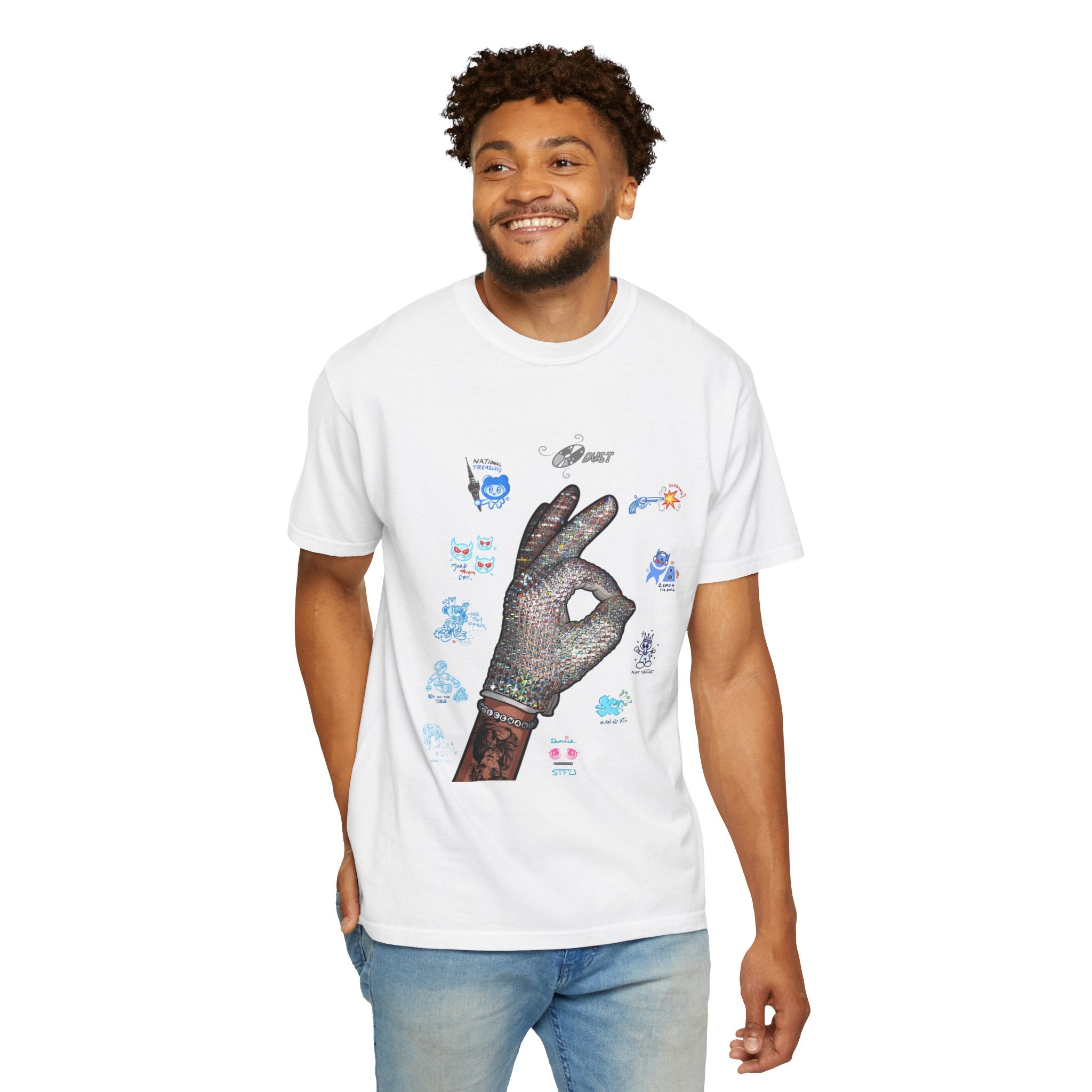 ICEMAN Songs Stickers Tee