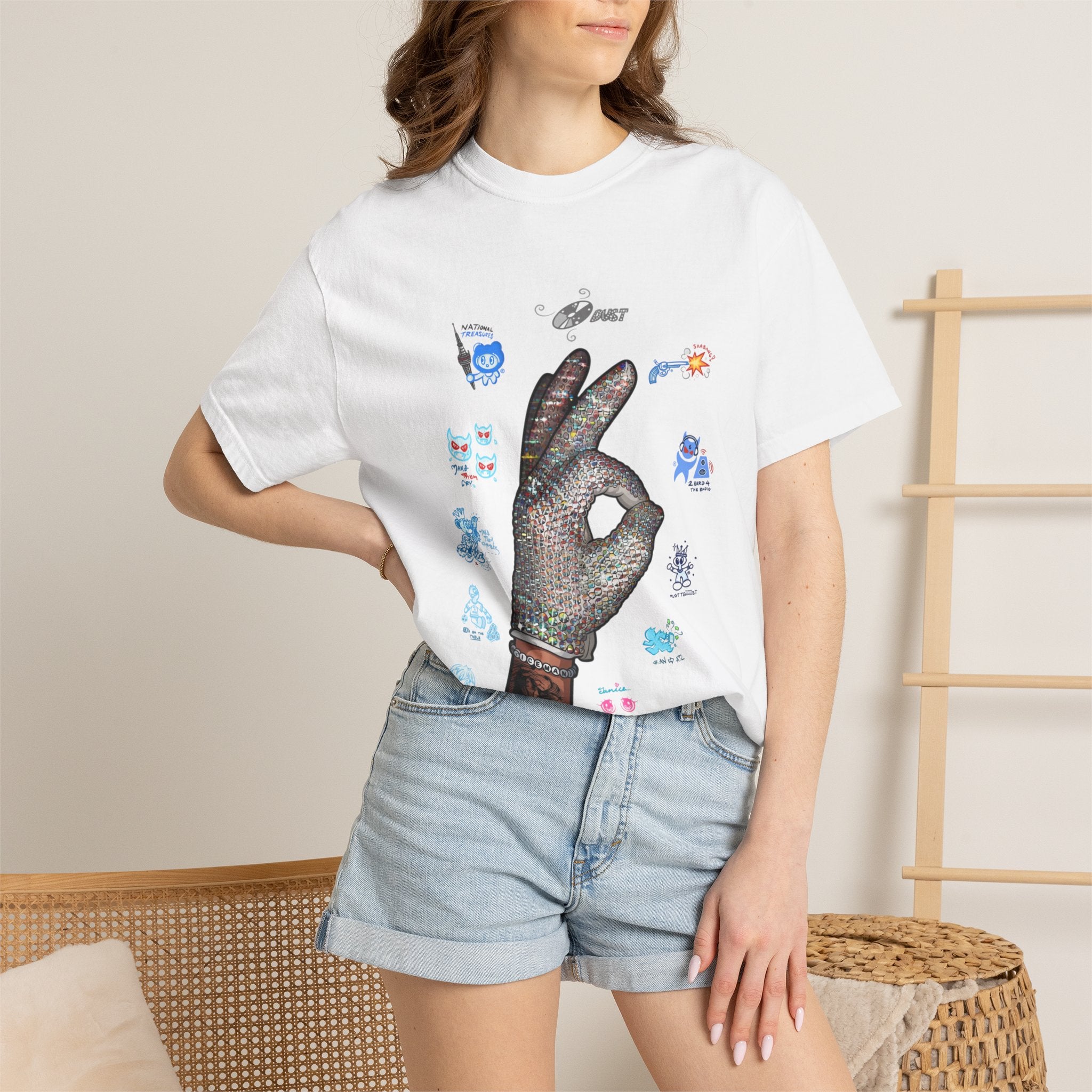ICEMAN Songs Stickers Tee