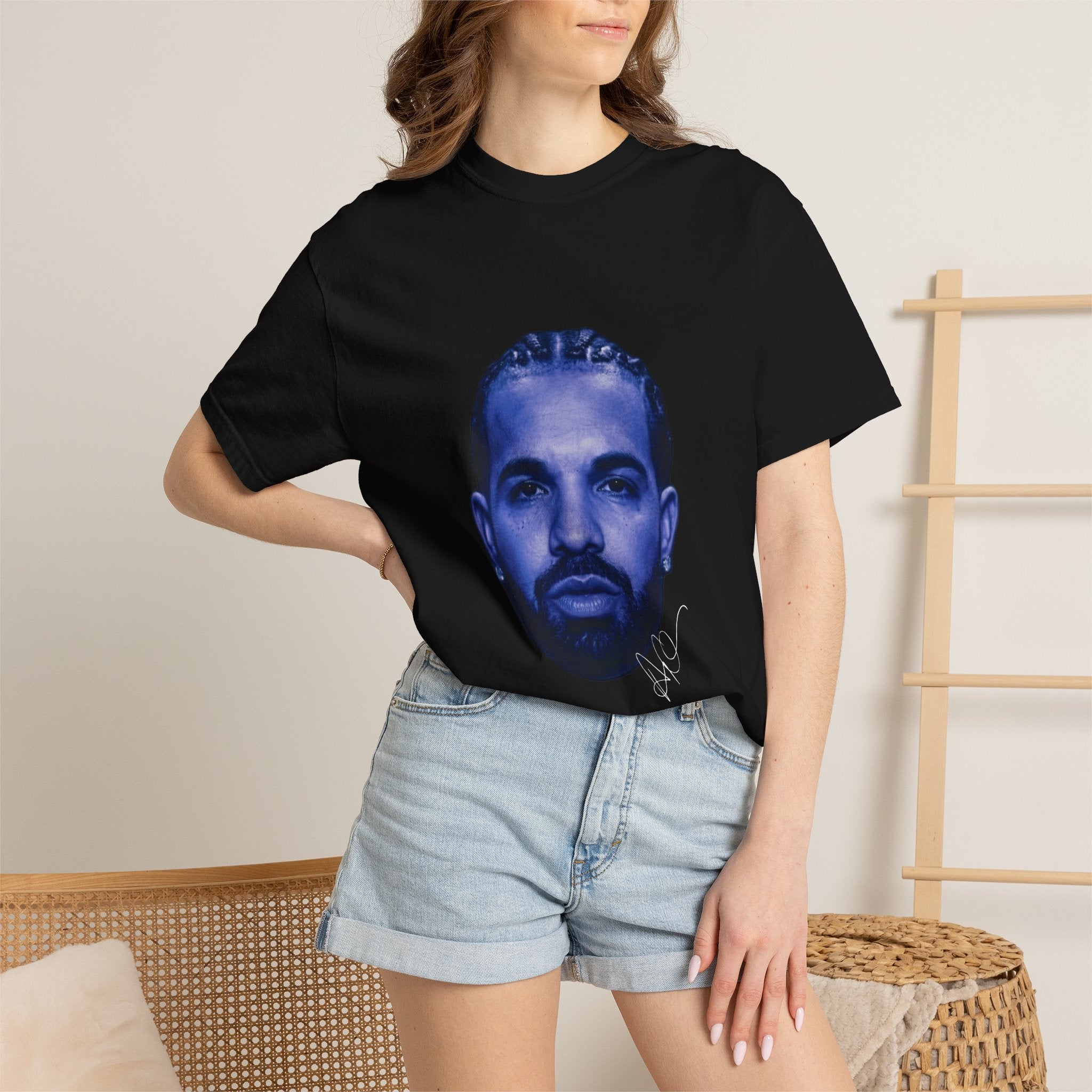 Drake Face With Signature (ICEMAN) Tee