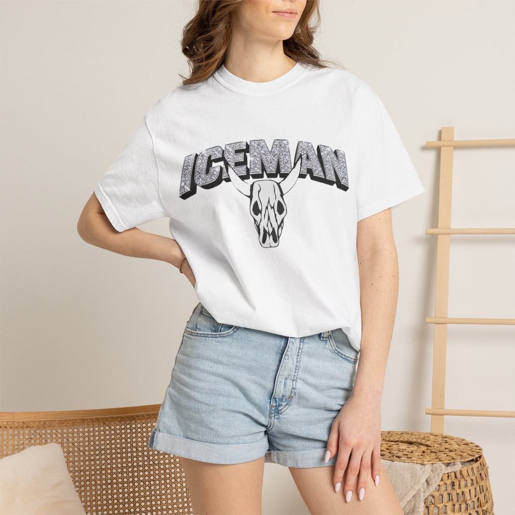 Iceman Graphic Skull Logo Vintage Rock Tee