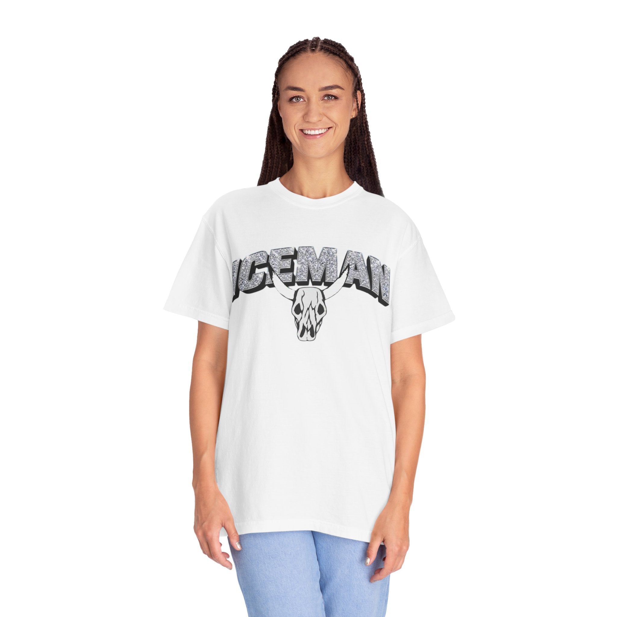 Iceman Graphic Skull Logo Vintage Rock Tee