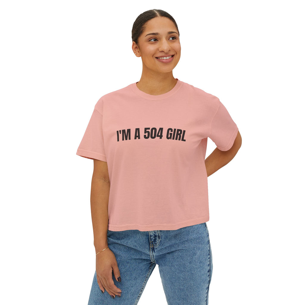 "I'm a 504 Girl" New Women's Cropped T‑Shirt