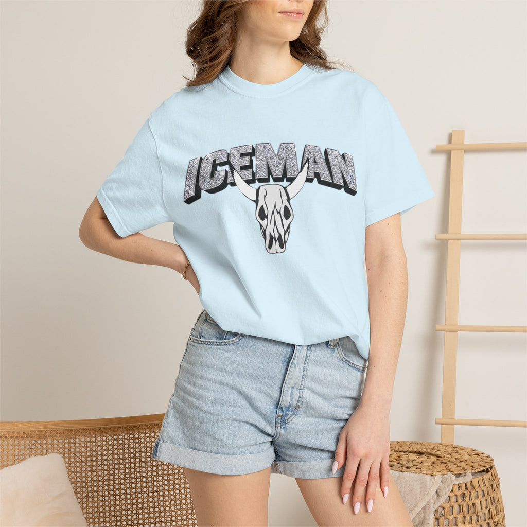 Iceman Graphic Skull Logo Vintage Rock Tee