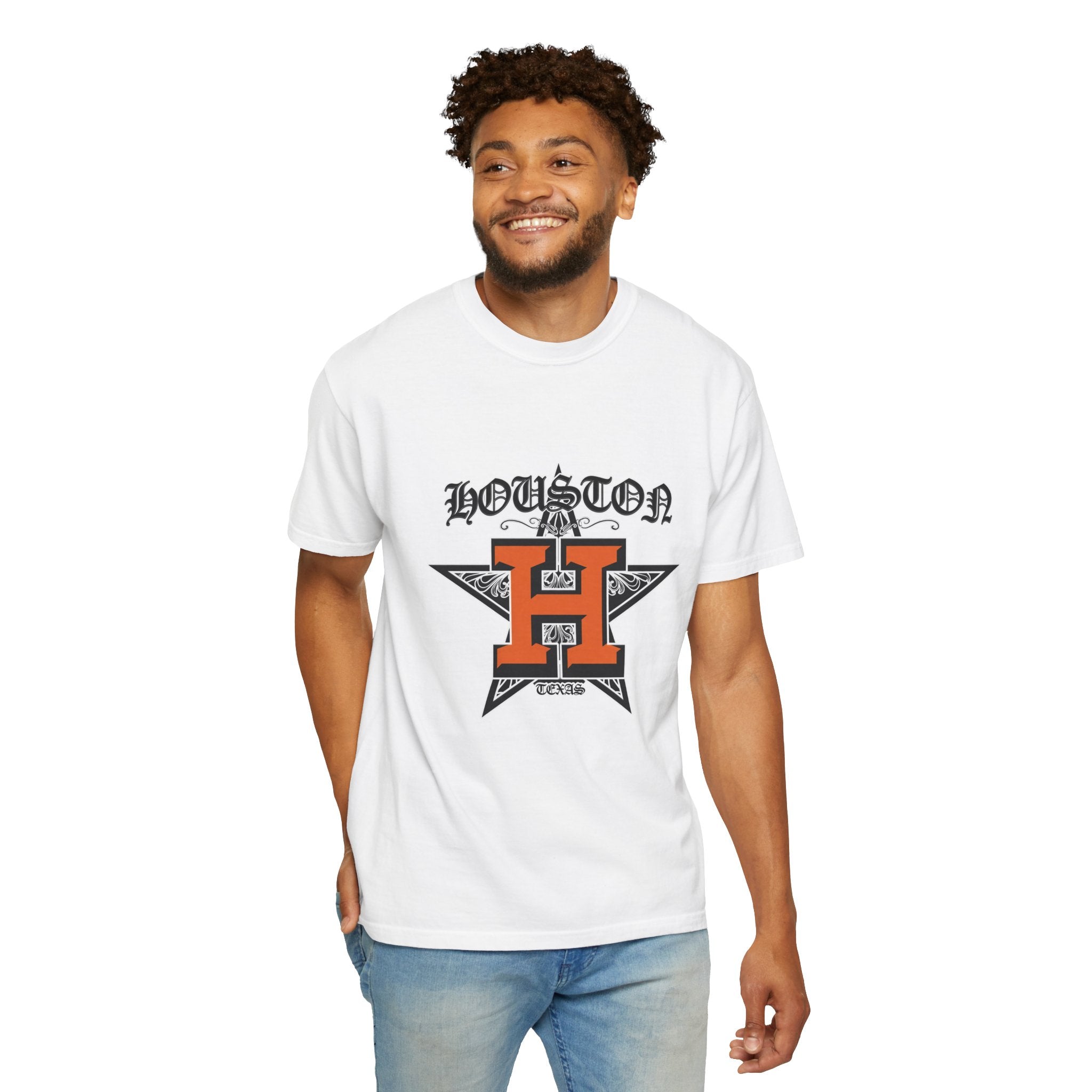 Houston Star Graphic Vintage Tee