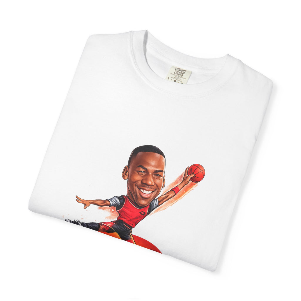 Basketball Legend Graphic "Michael Jordan" Retro Sunset Design Tee