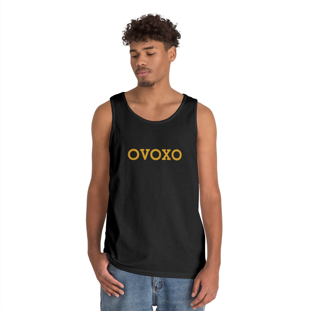 OVOXO Gold Logo Tank Top