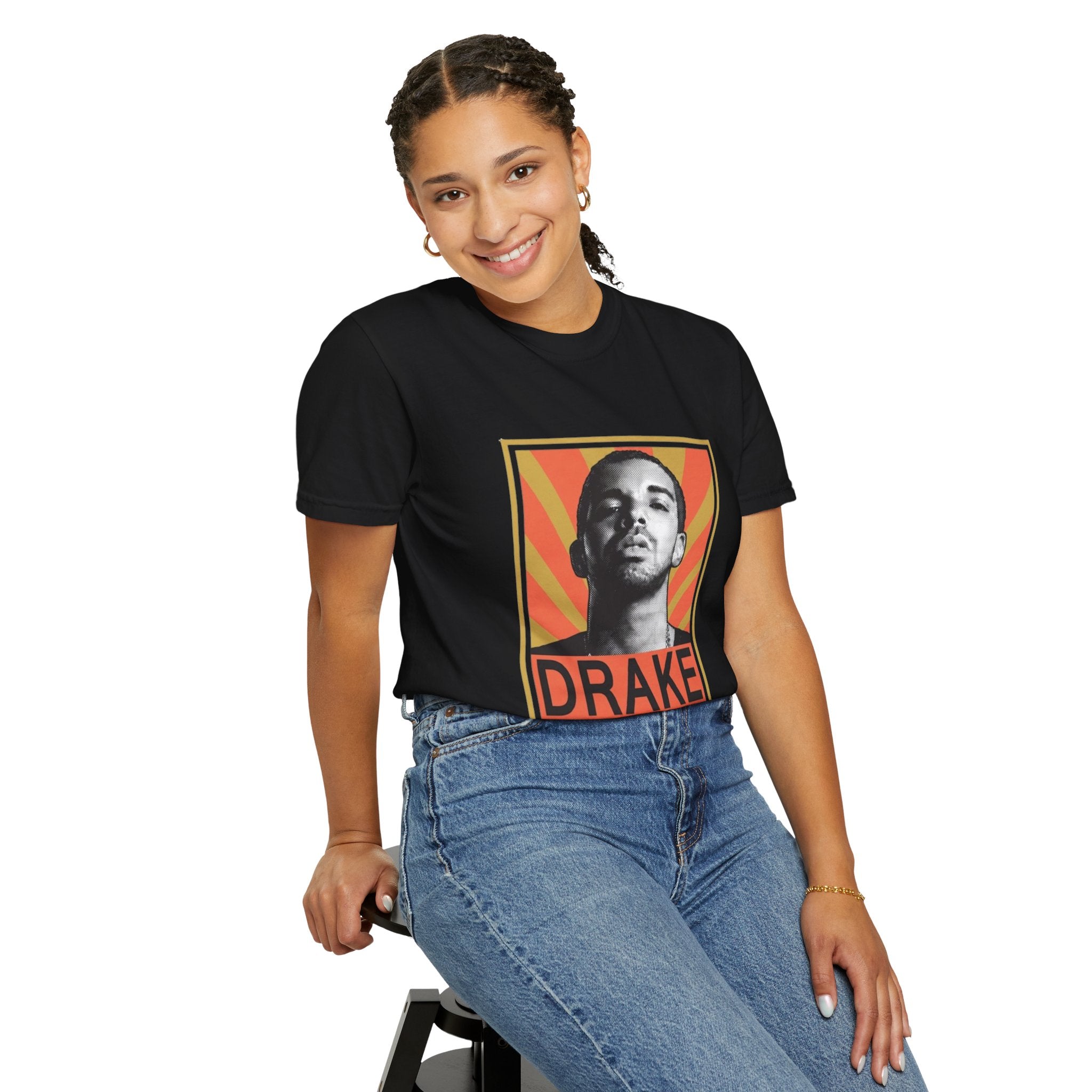 Retro Poster Portrait "DRAKE" Tee