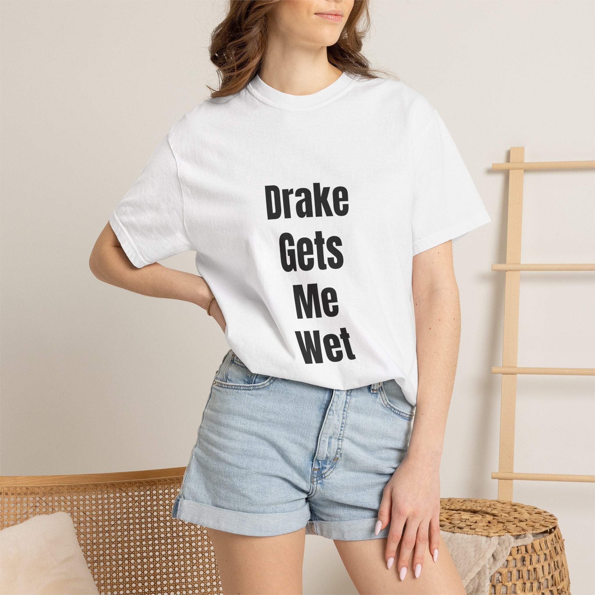 'Drake Gets Me Wet' Funny Graphic Tee