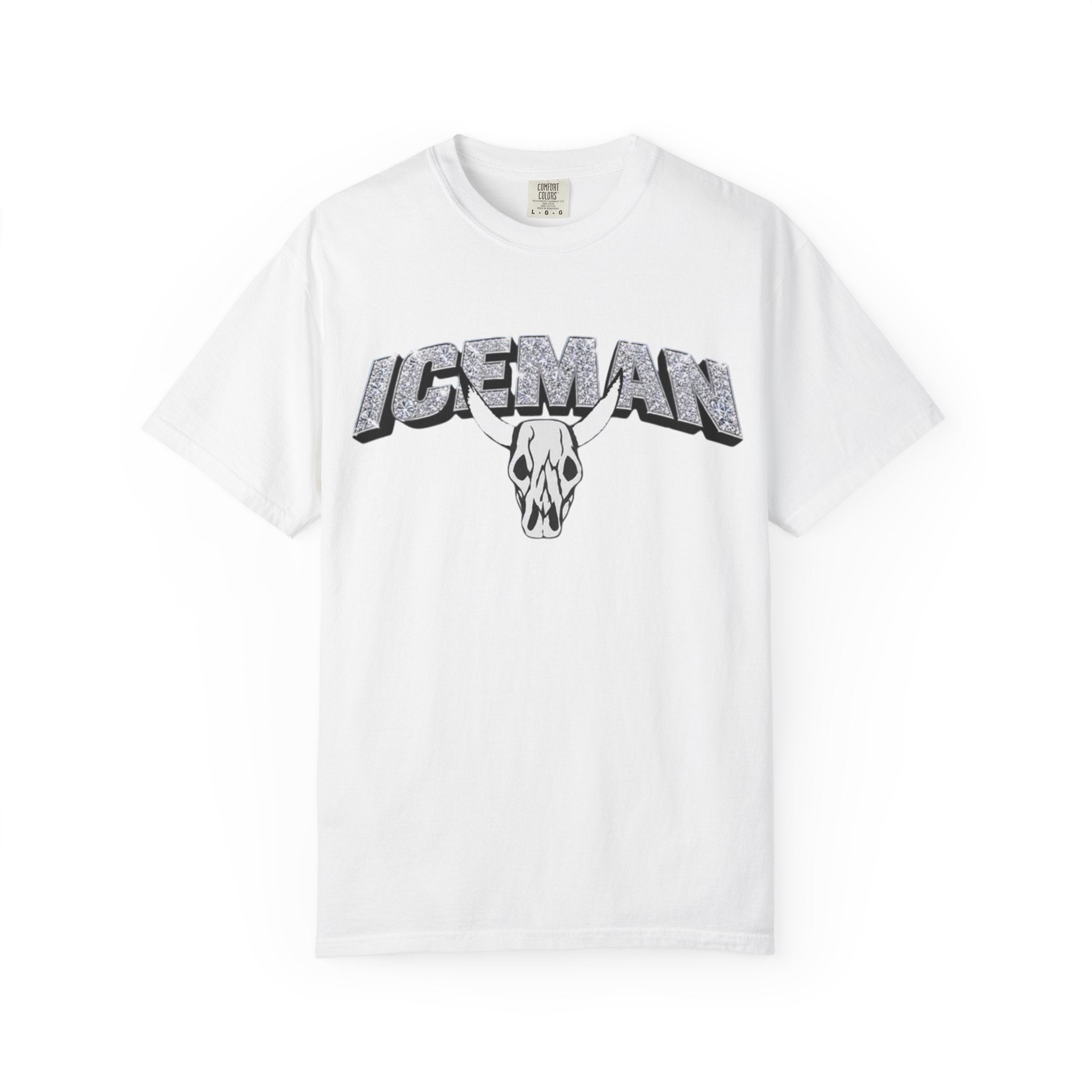 Iceman Graphic Skull Logo Vintage Rock Tee
