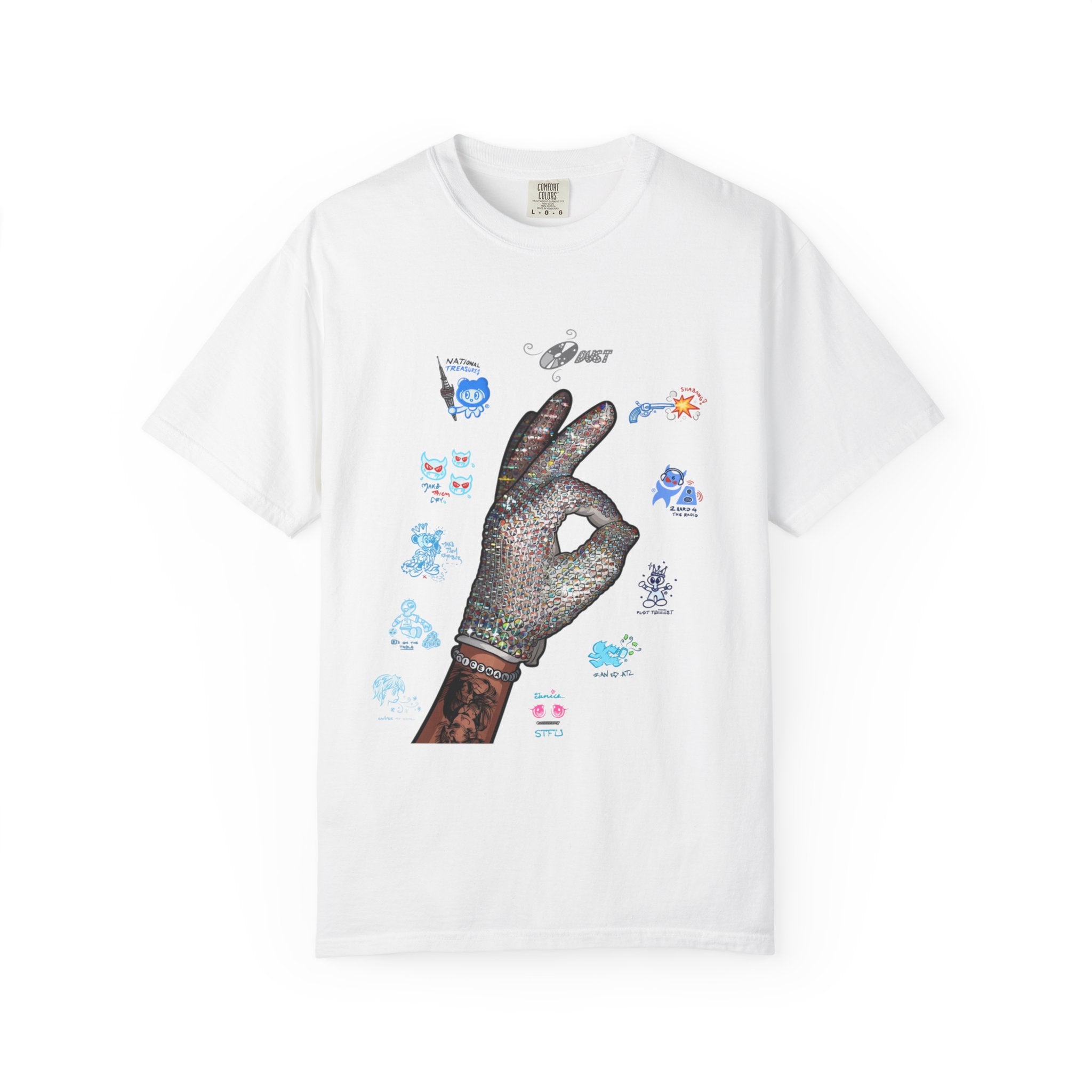ICEMAN Songs Stickers Tee